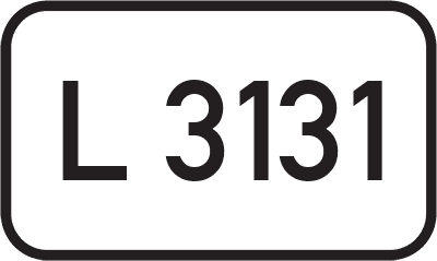 Straßenschild Landesstraße L 3131