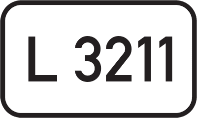 Straßenschild Landesstraße L 3211