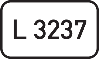Straßenschild Landesstraße L 3237