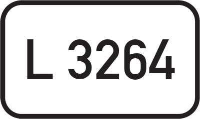 Straßenschild Landesstraße L 3264