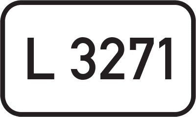 Straßenschild Landesstraße L 3271