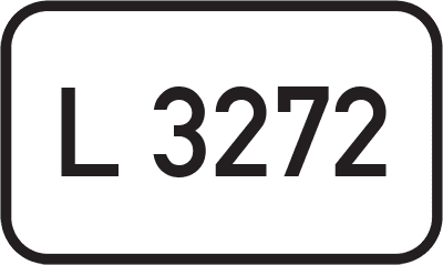 Straßenschild Landesstraße L 3272