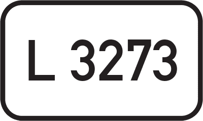 Straßenschild Landesstraße L 3273