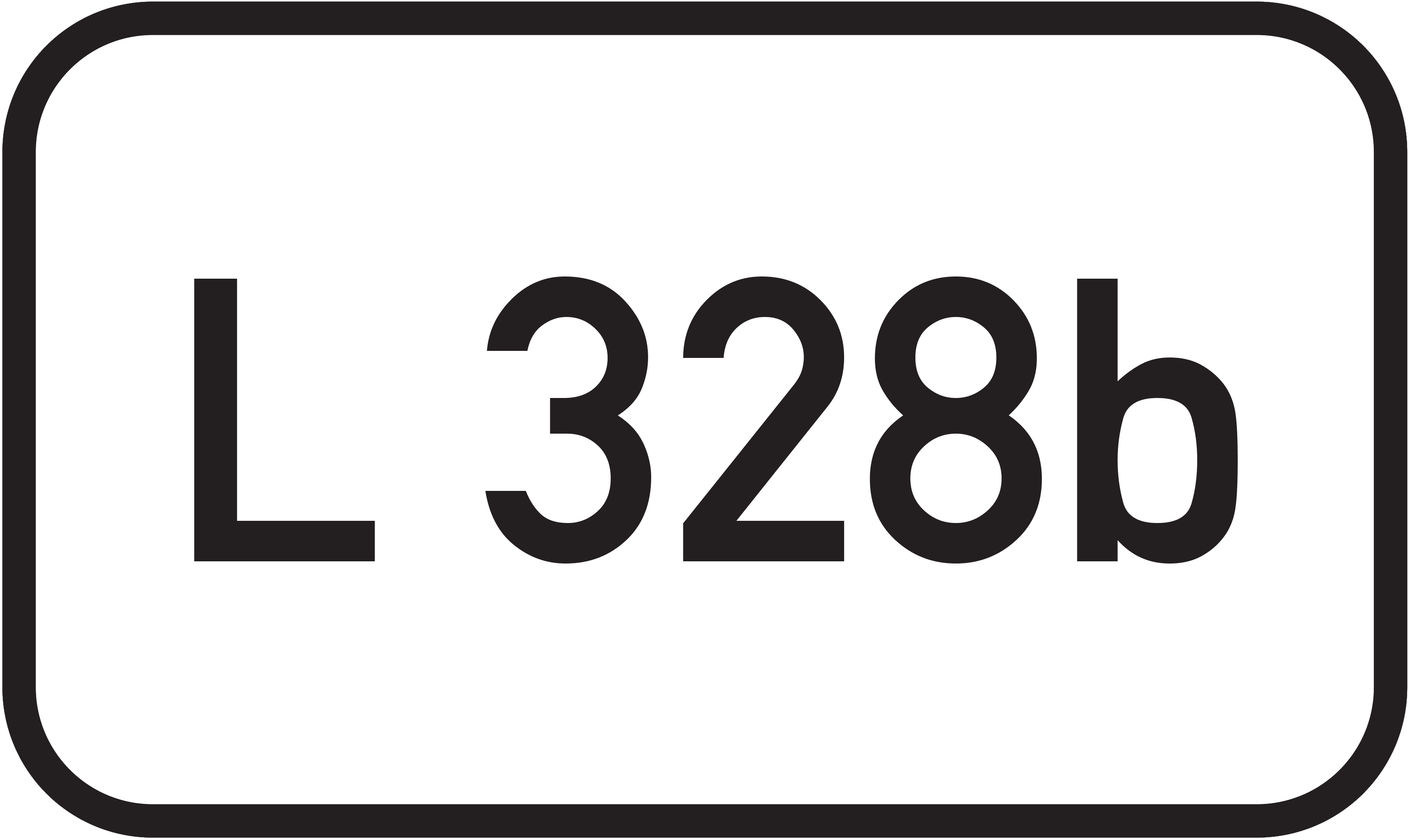 Straßenschild Landesstraße L 328b
