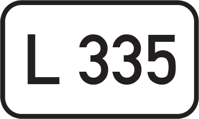 Straßenschild Landesstraße L 335