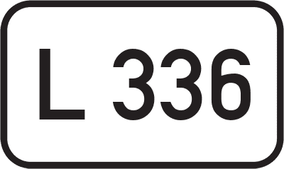 Straßenschild Landesstraße L 336