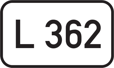 Straßenschild Landesstraße L 362