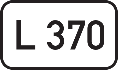 Straßenschild Landesstraße L 370