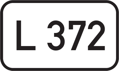 Straßenschild Landesstraße L 372