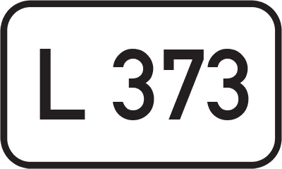 Straßenschild Landesstraße L 373
