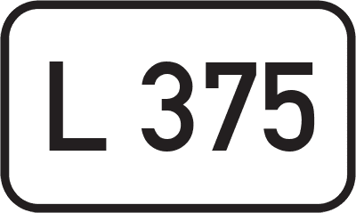 Straßenschild Landesstraße L 375