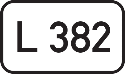 Straßenschild Landesstraße L 382