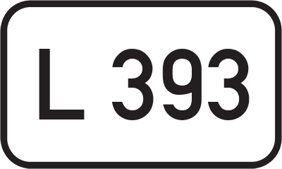 Straßenschild Landesstraße L 393