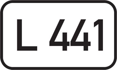 Straßenschild Landesstraße L 441