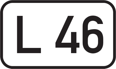 Straßenschild Landesstraße L 46