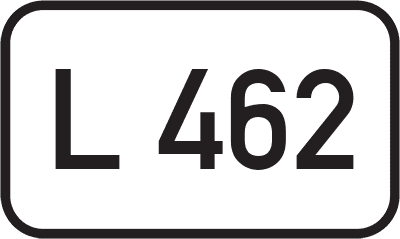 Straßenschild Landesstraße L 462