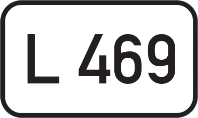 Straßenschild Landesstraße L 469