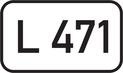 Straßenschild Landesstraße L 471