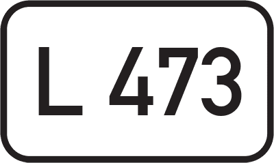 Straßenschild Landesstraße L 473