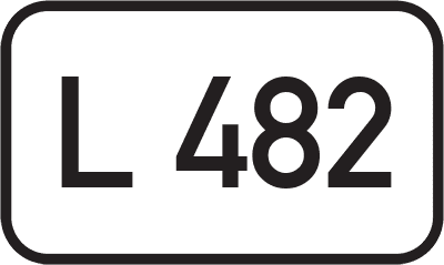 Straßenschild Landesstraße L 482