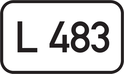 Straßenschild Landesstraße L 483