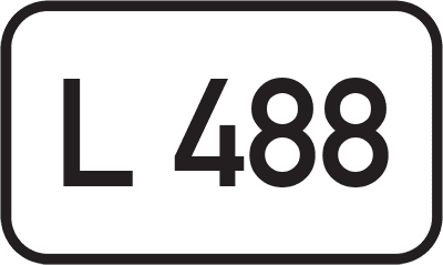 Straßenschild Landesstraße L 488