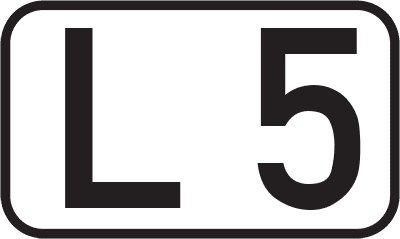 Straßenschild Landesstraße L 5