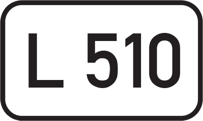 Straßenschild Landesstraße L 510