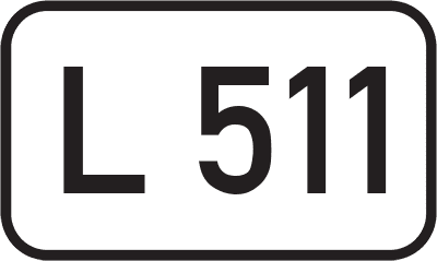 Straßenschild Landesstraße L 511