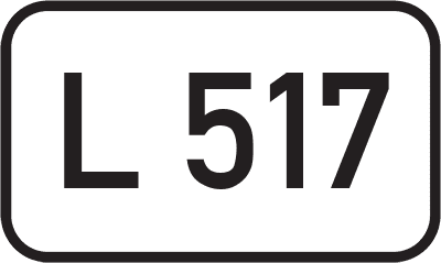 Straßenschild Landesstraße L 517