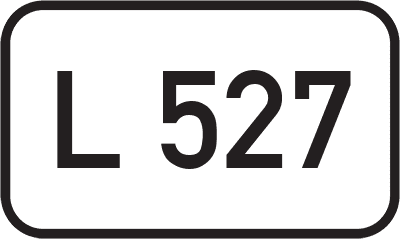 Straßenschild Landesstraße L 527