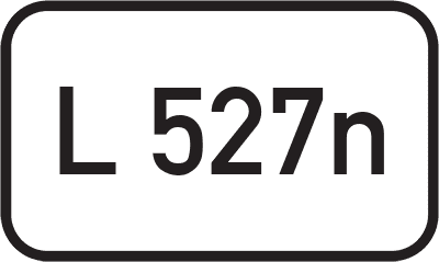 Straßenschild Landesstraße L 527n