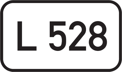 Straßenschild Landesstraße L 528