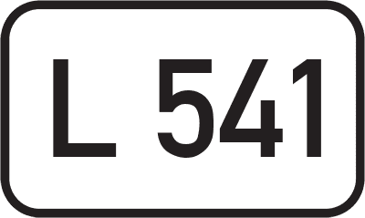 Straßenschild Landesstraße L 541