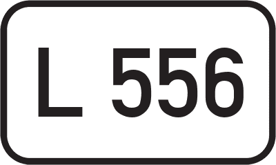 Straßenschild Landesstraße L 556