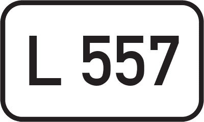 Straßenschild Landesstraße L 557