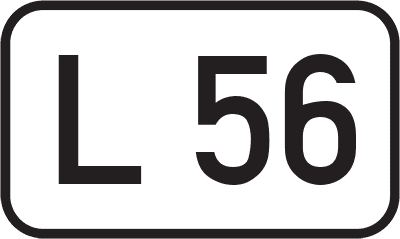 Straßenschild Landesstraße L 56