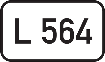 Straßenschild Landesstraße L 564