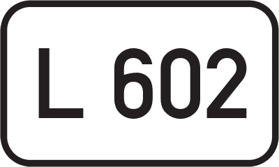 Straßenschild Landesstraße L 602