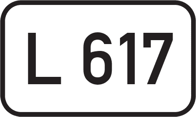 Straßenschild Landesstraße L 617