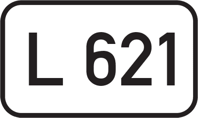 Straßenschild Landesstraße L 621