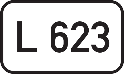 Straßenschild Landesstraße L 623