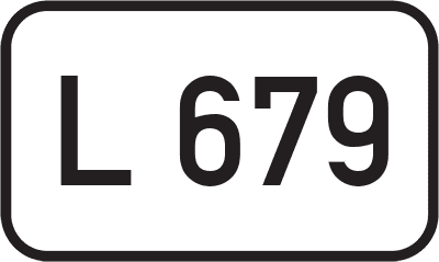 Straßenschild Landesstraße L 679
