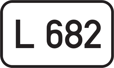 Straßenschild Landesstraße L 682