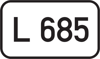 Straßenschild Landesstraße L 685