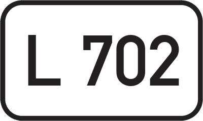 Straßenschild Landesstraße L 702