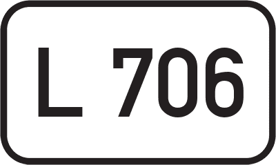 Straßenschild Landesstraße L 706