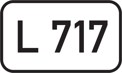Straßenschild Landesstraße L 717