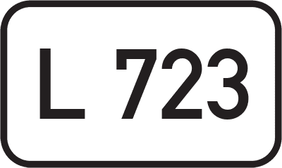 Straßenschild Landesstraße L 723