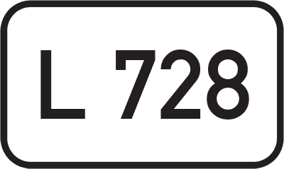 Straßenschild Landesstraße L 728